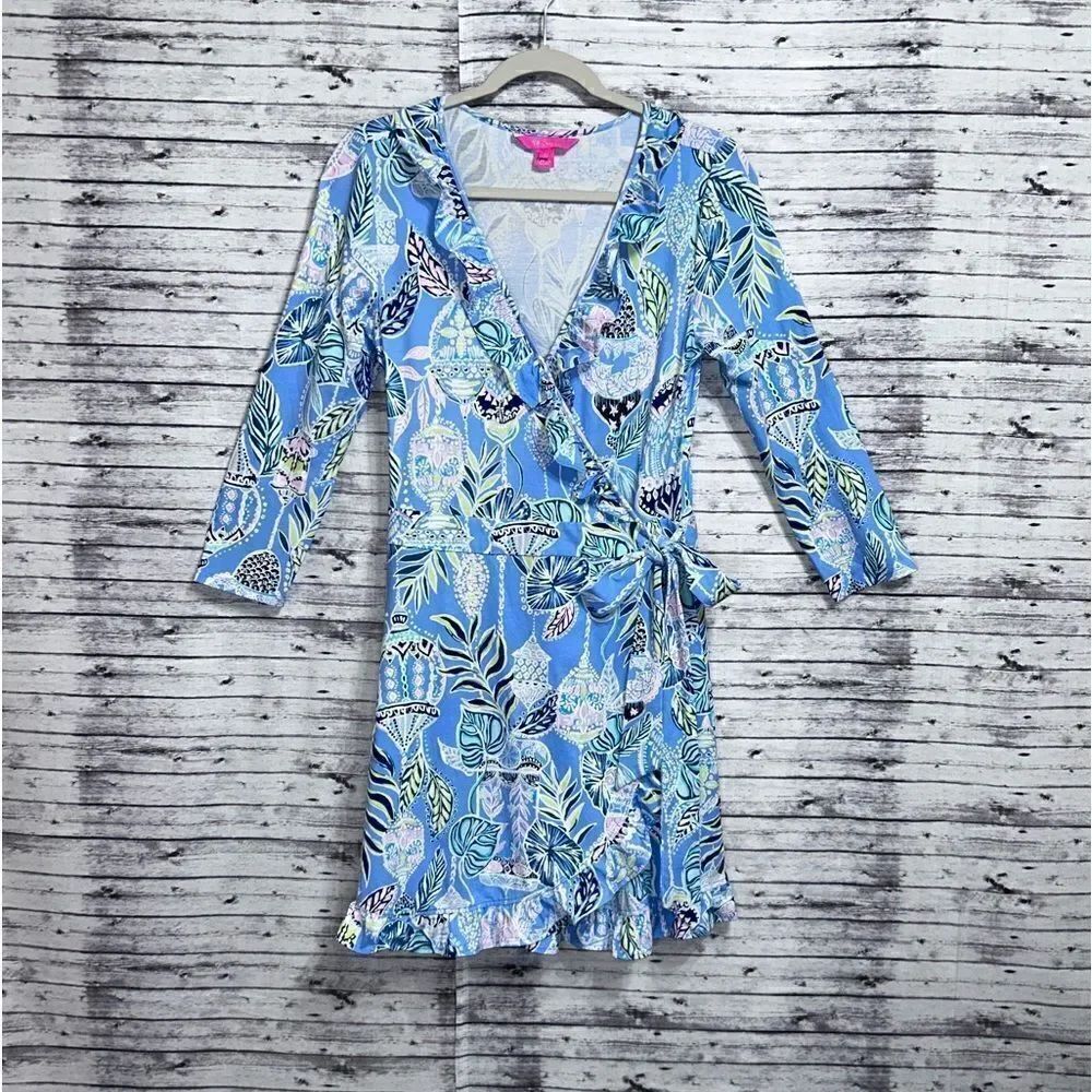 Lilly Pulitzer Jessalynne Romper Lapis Lantern